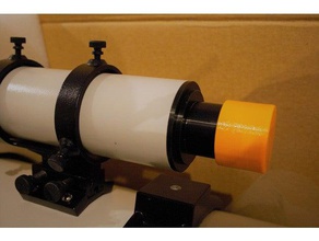 meade lxd75 finder scope eye peace cover lens telescope 3d print model - Mito3D