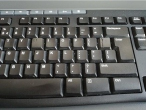 logitech k270 chiave di ricambio parti tastiera keycap sostituzione parte 3d print model - Mito3D