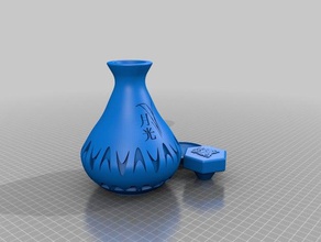 bottle alcohol kitchen & dining 3d print model - Mito3D