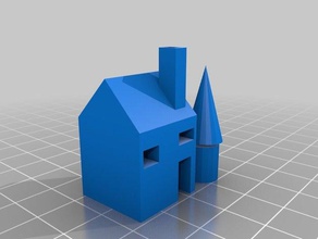 ben lewis casa 2 A impressão 3d 3d print model - Mito3D