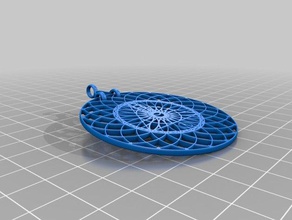 key 21 art jewelry math mathematics necklace pendant 3d print model - Mito3D