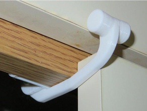 cabinet verrou de sécurité cuisine et salle à manger le loquet serrure armoire l'épreuve des enfants enfant la vérification porte crochet verrouillage 3d print model - Mito3D