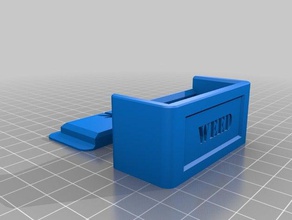 rollo de papel la caja los contenedores cuadro el cannabis contenedor cáñamo hierba pequeña olla malezas 3d print model - Mito3D