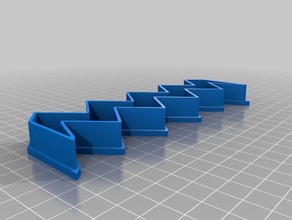 ziguezague fondant de corte A impressão 3d 3d print model - Mito3D