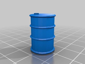 individual 28mm scale barrels toy & game accessories miniature necromunda scatter terrain tabletop wargame wargames warhammer 40k 3d print model - Mito3D