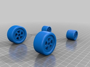invisível carro voiture A impressão 3d de roue roda 3d print model - Mito3D