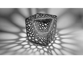 Nähe dezimiert cube Mathe-Kunst 3d print model - Mito3D