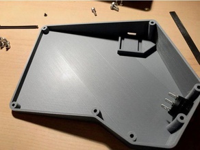 inclinato redox corpo l'elettronica tastiera 3d print model - Mito3D