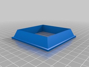 25 pouce carré à l'emporte-pièce cuisine et salle manger emporte-pièce 3d print model - Mito3D