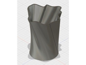 organique vase art 3d print model - Mito3D