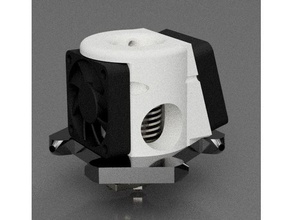anycubic kossel e3d v6 hotend assembleia Impressora 3d de peças delta linear plus 3d print model - Mito3D