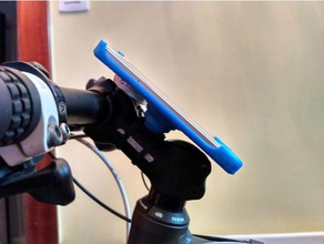 bike mobile holder phone 3d print model - Mito3D