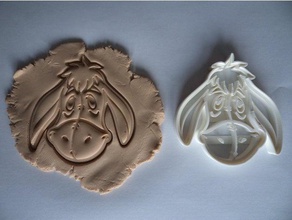 eeyore-cookie-cutter Küche und Esszimmer disney Esel winnie pooh 3d print model - Mito3D