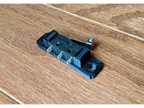 microswitch snap-in mount parts 3d print model - Mito3D