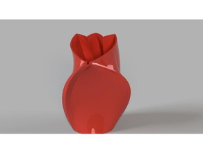 tulip vase Container 3d print model - Mito3D