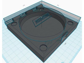 norton round sharpening stone box tools storage 3d print model - Mito3D