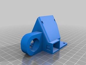 40 mm fan nozzle cooler sensor mount 3d printers 40mm cooling 3d print model - Mito3D