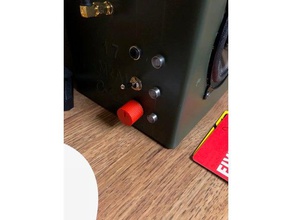 6 mm potansiyometre topuzu çevirin elektronik arama dimmer düğmesi diy tırtıllı ses 3d print model - Mito3D