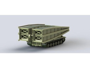 m60 constructor de puentes vehículos ejército militar tanque 3d print model - Mito3D