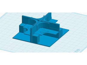 28mm cubículos 4 mesa 2 1 de escritório adereços secretária miniatura moderno office scifi shadowrun tampo jogos 3d print model - Mito3D