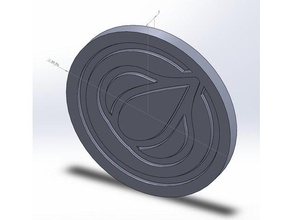 garlicoin monete & distintivi crypto cryptocurrency 3d print model - Mito3D