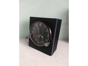display mount russian aircraft clock aka mig decor 3d print model - Mito3D