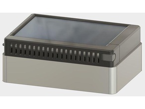 flirc lcd bezel w stylus compartment electronics raspberry pi 3 case rpi rpi3 rpi3b 3d print model - Mito3D