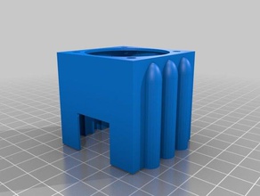 anycubic i3 mega x-Achse fan stepper Lüfter, Kühlkörper Abstand 3d Drucker Zubehör mount der 3d print model - Mito3D