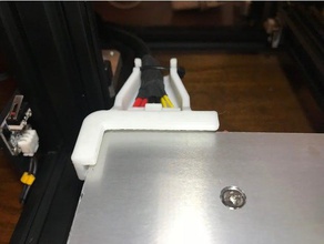 cr-10 mini bed connector strain relief corner clips 3d printer accessories 3d print model - Mito3D