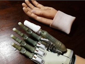 ilimb di estensione del dito fit bebionic guanti parti ricambio guanto bionic cyborg l'estensione delle dita protesica 3d print model - Mito3D