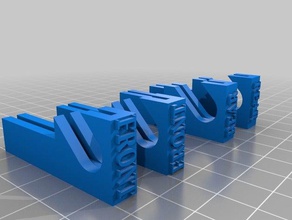 cam yatak klipleri seçin mini v2 monoprice 3d yazıcı parçaları klipler 3d print model - Mito3D