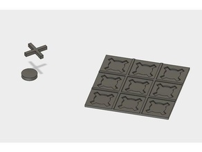 tic tac toe brinquedos & games 3d print model - Mito3D