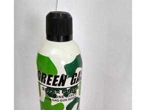 airsoft vert bouteille de gaz bouchon du réservoir sport et loisirs 3d print model - Mito3D
