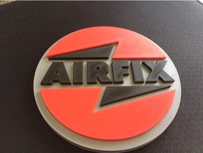 airfix logo coloured signs & logos 3d print model - Mito3D