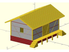 minirailway Lager angepasst werden hobby Gebäude h0-Maßstab Modell-Eisenbahn n-Skala tt-Maßstab 3d print model - Mito3D