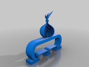 omega ponte - di cipolla arredamento desktop 3d print model - Mito3D