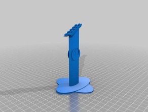lego x-wing stand stabilità remix costruzione di giocattoli 3d print model - Mito3D