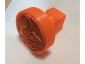 stamp handle hand tools 3d print model - Mito3D