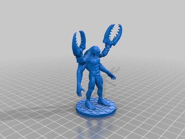 krallte golem, ein Greuel Spielzeug & Spiele 3D print model - Mito3D