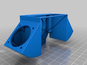 robo r2 30 mm fan shroud 3d printer parts 30mm robo3d 3d print model - Mito3D