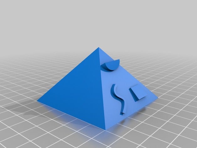 cori's pyramid 3d printing 3D print model - Mito3D