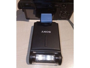 sony flashlight cover camera 3d print model - Mito3D
