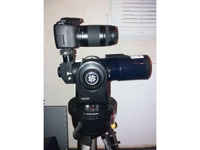 meade etx 70 & 90 reflex numérique monture de la caméra canon télescope teleskop 3d print model - Mito3D