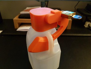 carton de lait verrouillage 1 2 pinte les gadgets 3d print model - Mito3D