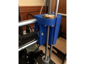modification x-axis belt tension fork allow cogged bearing startt 3d printer parts 3d print model - Mito3D