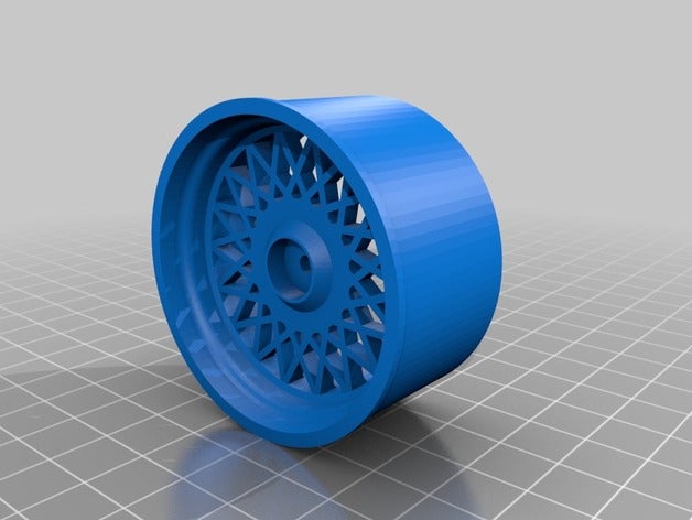 bbs stile cerchi 1 16 rc drift auto r c i veicoli 3D print model - Mito3D