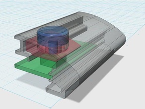 empurre o botão partes ritto entravox campainha peças de substituição pressão 3d print model - Mito3D
