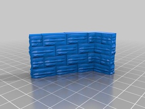 gloomhaven wall section games brick 3d print model - Mito3D