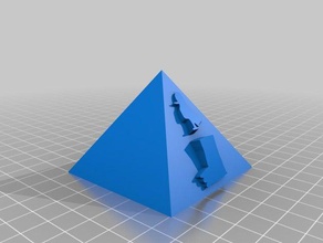 esdra piramide La stampa 3d 3d print model - Mito3D