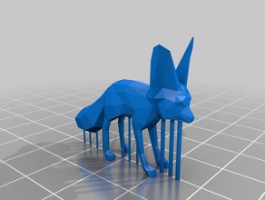 fennec fox 3d printing 3d print model - Mito3D